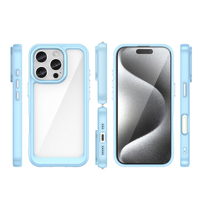 Outer Space Case with Gel Frame for iPhone 16 Pro Max - Blue — Hurtel