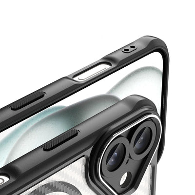 Leading Series MagSafe Silicone Case for iPhone 16 - Black — Hurtel