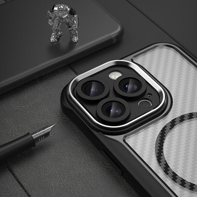 Leading Series MagSafe Silicone Case for iPhone 16 Pro - Black — Hurtel