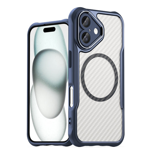 Leading Series MagSafe Silicone Case for iPhone 16 Plus - Blue — Hurtel