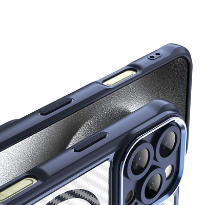 Leading Series MagSafe Silicone Case for iPhone 16 Pro - Blue — Hurtel