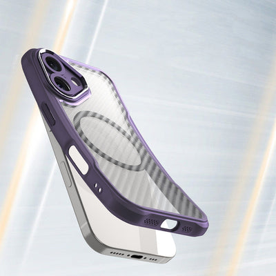 Leading Series MagSafe Silicone Case for iPhone 16 - Purple — Hurtel