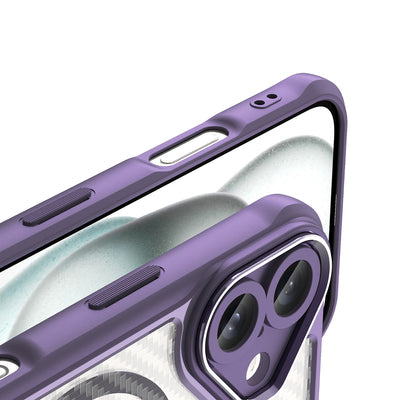 Leading Series MagSafe Silicone Case for iPhone 16 - Purple — Hurtel