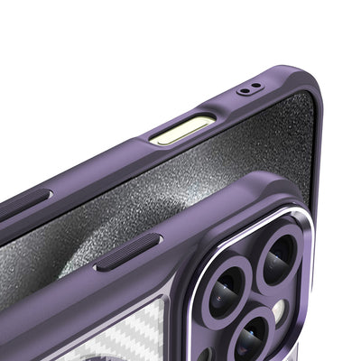 Leading Series MagSafe Silicone Case for iPhone 16 Pro Max - Purple — Hurtel