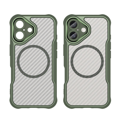 Leading Series MagSafe Silicone Case for iPhone 16 - Green — Hurtel