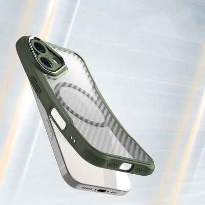 Leading Series MagSafe Silicone Case for iPhone 16 - Green — Hurtel