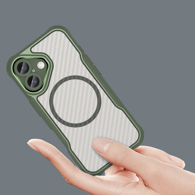 Leading Series MagSafe Silicone Case for iPhone 16 - Green — Hurtel