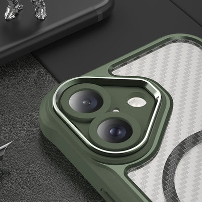 Leading Series MagSafe Silicone Case for iPhone 16 Plus - Green — Hurtel