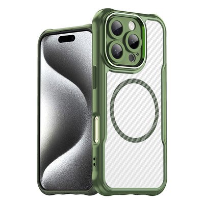 Leading Series MagSafe Silicone Case for iPhone 16 Pro Max - Green — Hurtel