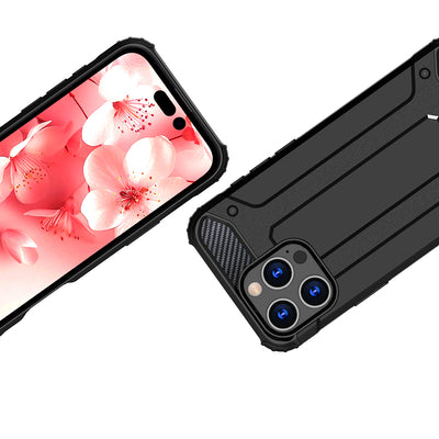 Hybrid Armor iPhone 16 Pro Case - Black — Hurtel