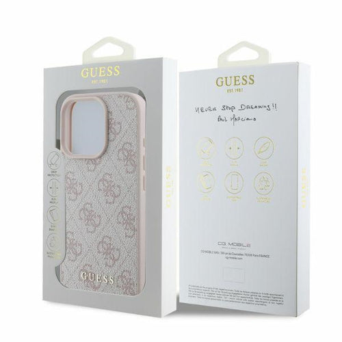 Guess 4G Classic iPhone 16 Pro Case - Pink