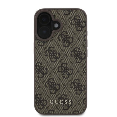 Guess 4G Classic iPhone 16 Case - Brown