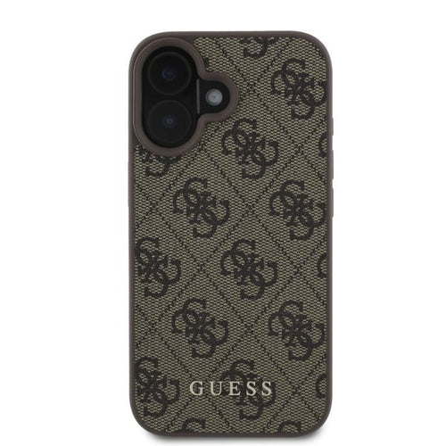 Guess 4G Classic iPhone 16 Case - Brown