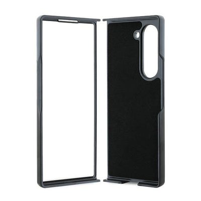 Karl Lagerfeld Saffiano Metal Pin Case for Samsung Galaxy Z Fold 6 - Black