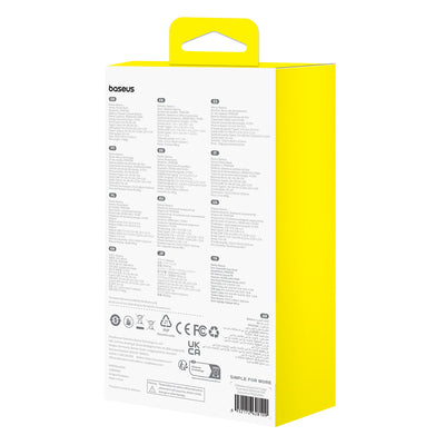 Baseus Airpow 20W 20000mAh Power Bank with White Baseus Simple Series USB-A - USB-C 50cm Cable - Blue