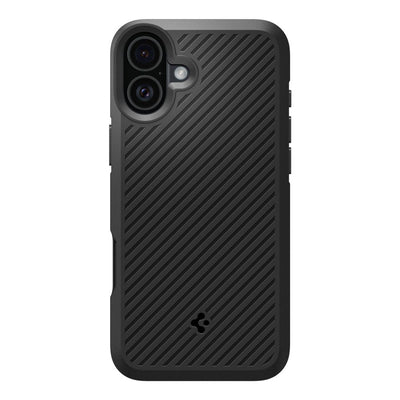 Spigen Core Armor iPhone 16 Case - Matte Black