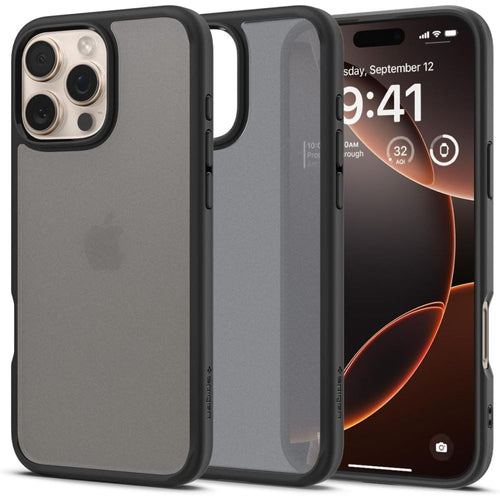 Spigen Ultra Hybrid iPhone 16 Pro Case - Black