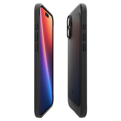 Spigen Rugged Armor MagSafe Case for iPhone 16 Plus - Black