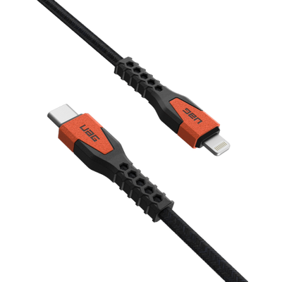 UAG Rugged Cable USB-C - Lightning 30W 1.5 m - orange