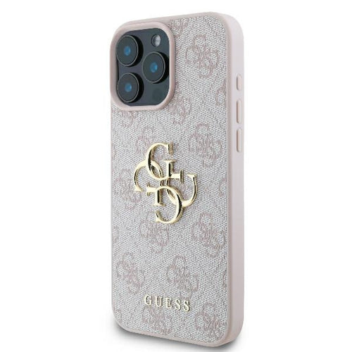 Guess 4G Big Logo Case for iPhone 16 Pro - Pink