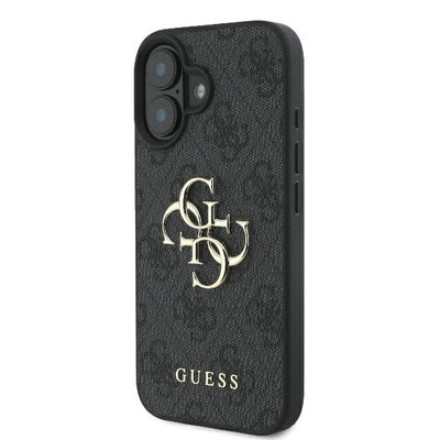 Guess 4G Big Logo Case for iPhone 16 - Black