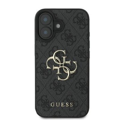 Guess 4G Big Logo Case for iPhone 16 - Black