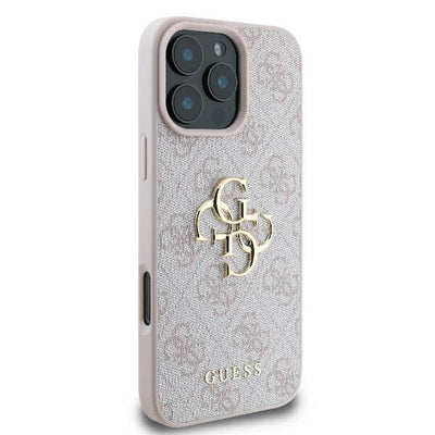 Guess 4G Big Logo Case for iPhone 16 Pro Max - Pink