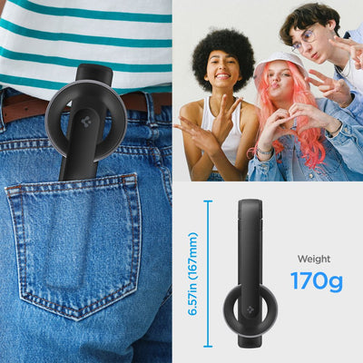 Selfie stick Spigen S571W MagSafe Bluetooth with tripod - black