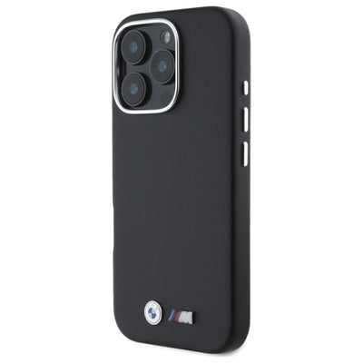 BMW M Smooth Full Wrapped Metal MagSafe case for iPhone 16 Pro - black