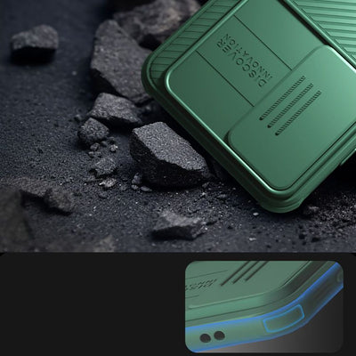 Nillkin CamShield Pro Case for Samsung Galaxy A55 with Camera Cover - Black