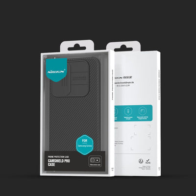 Nillkin CamShield Pro Case for Samsung Galaxy A55 with Camera Cover - Black