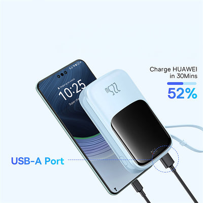 Baseus Qpow Pro+ 22.5W 10000mAh USB-C Power Bank - Blue