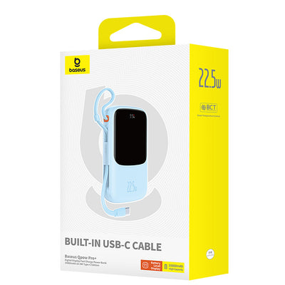 Baseus Qpow Pro+ 22.5W 10000mAh USB-C Power Bank - Blue