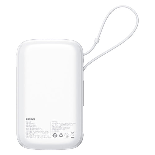 Baseus Qpow Pro+ Power Bank 22.5W 10000mAh USB-C - White