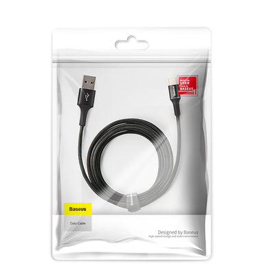 Baseus Halo USB-A - USB-C 2A Cable 3m - Black