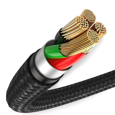 Baseus Halo USB-A - USB-C 2A Cable 3m - Black