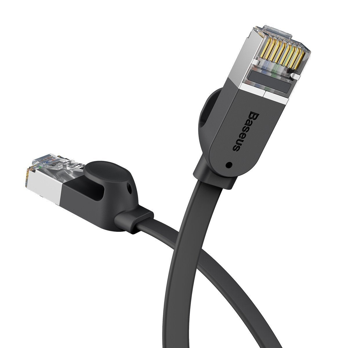 Baseus Cat 6 UTP Ethernet RJ45 Cable Flat 1m black - Product Image 2