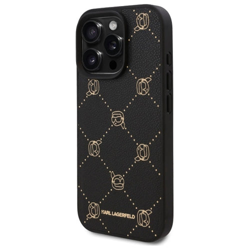 Karl Lagerfeld Magsafe Karl Head Case for iPhone 16 Pro Max - Black