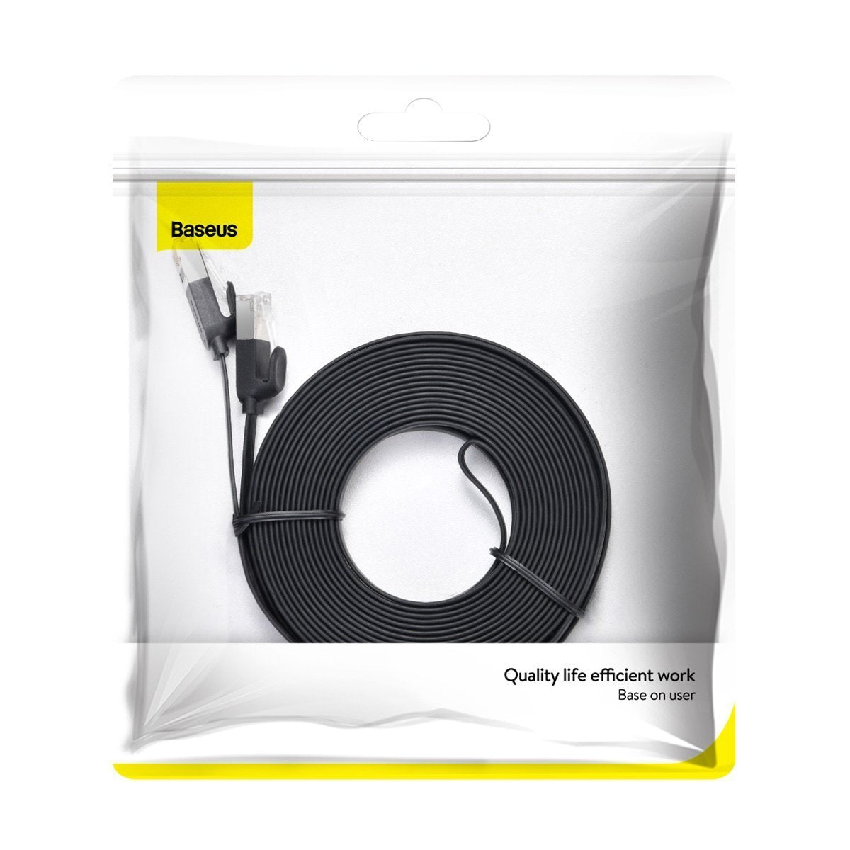 Baseus Cat 6 UTP Ethernet RJ45 Cable Flat 8 m black - Product Image 7