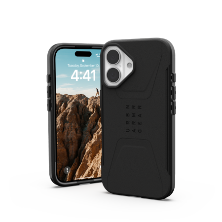 UAG Civilian Magsafe iPhone 16 Case - Black