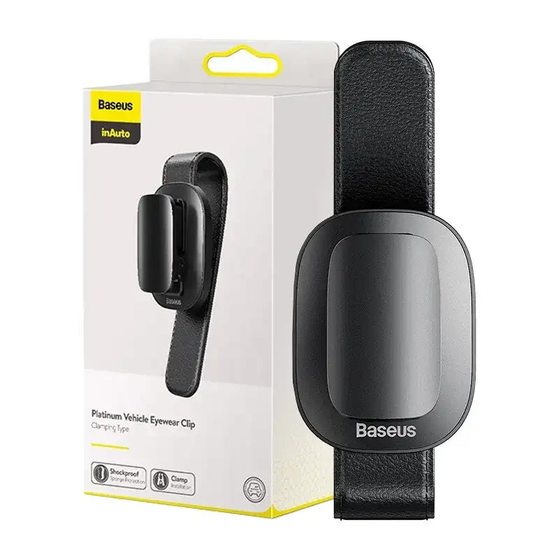 Baseus Platinum Vehicle eyewear clip (clamping type) Black - Product Image 8