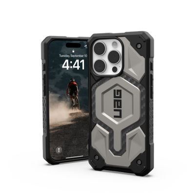 UAG Monarch Pro Case with MagSafe for iPhone 16 Pro - Titanium