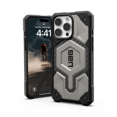 UAG Monarch Pro Case with MagSafe for iPhone 16 Pro Max - Titanium