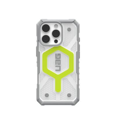 UAG Pathfinder Clear Magsafe iPhone 16 Pro Case Compatible with MagSafe - Green