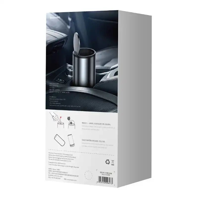 Baseus Gentleman Style Vehicle-mounted Trash Can Black - Product Image 7