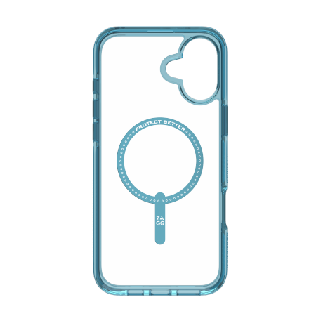 ZAGG Santa Cruz Snap MagSafe iPhone 16 Plus Case - Blue