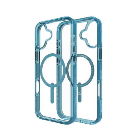 ZAGG Santa Cruz Snap MagSafe iPhone 16 Plus Case - Blue