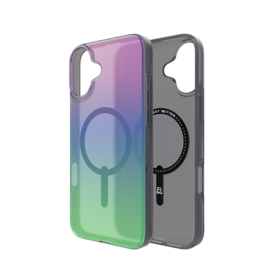 ZAGG Milan Snap Case with MagSafe for iPhone 16 Plus - Green/Purple