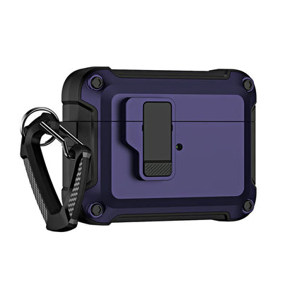 Airpods 4 Pro Armor Case with Carabiner - Purple — Hurtel