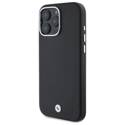 BMW Sign Full Wrapped Metal MagSafe Case for iPhone 16 Pro Max - Black
